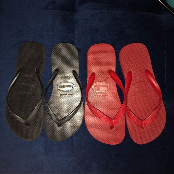 Havaianas 35-36, Girls’ 2 pairs & PB beach bag - Picture 4 of 8